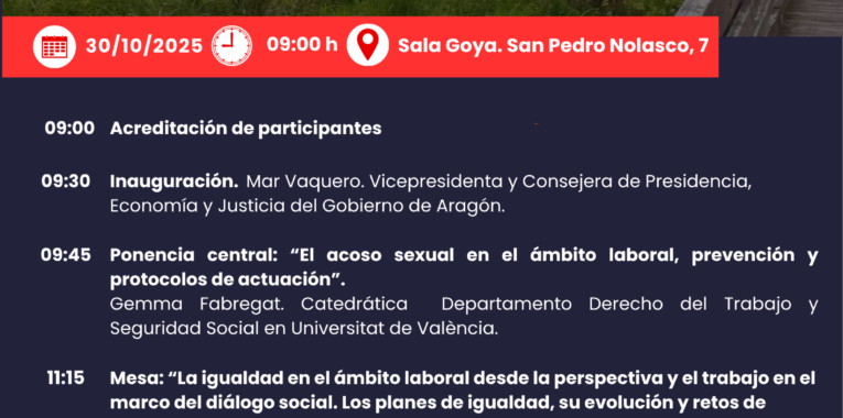VI Jornada “Igualdad en la Empresa en Aragón”
