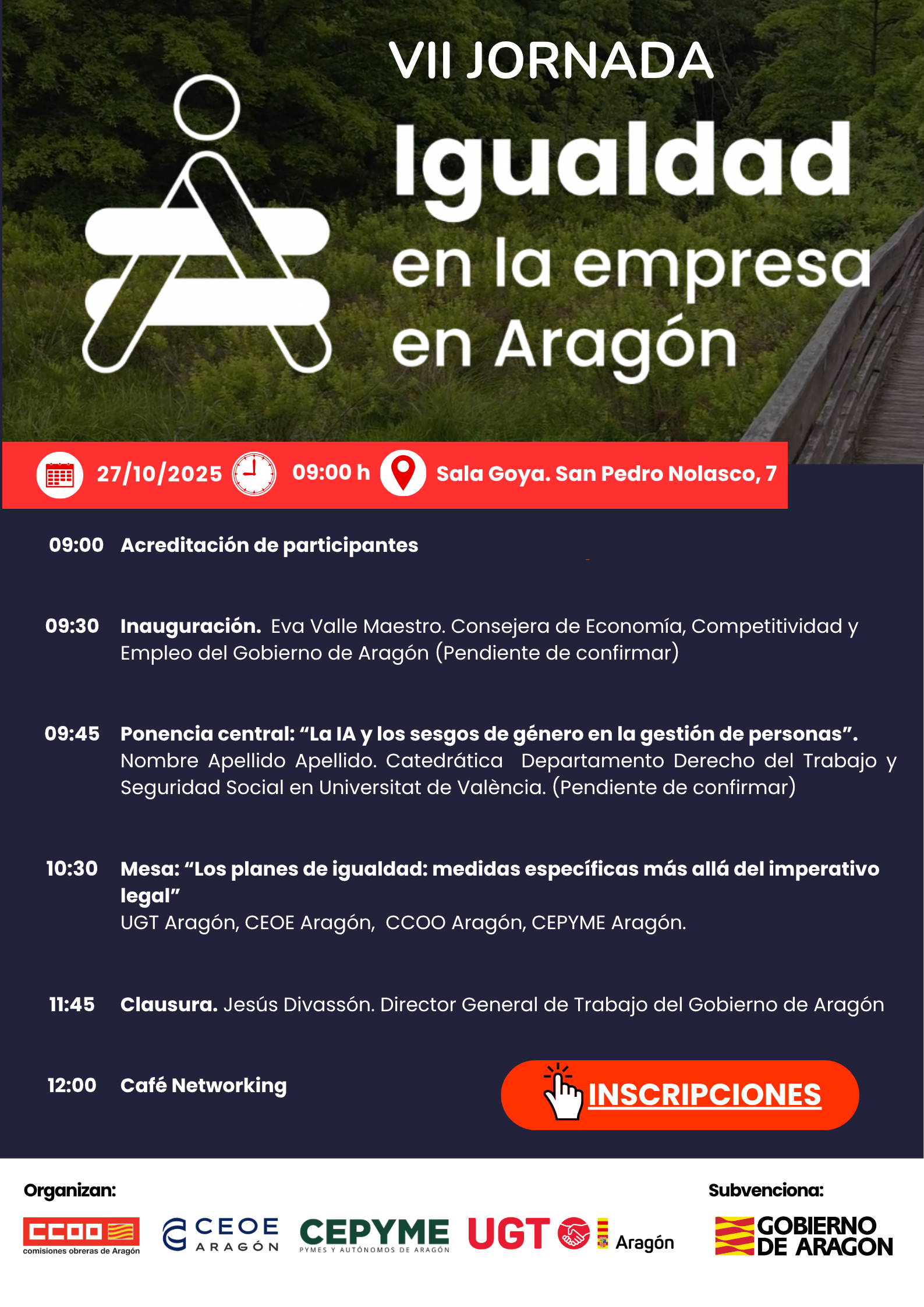 VII JORNADA IGUALDAD EN LA EMPRESA EN ARAGÓN